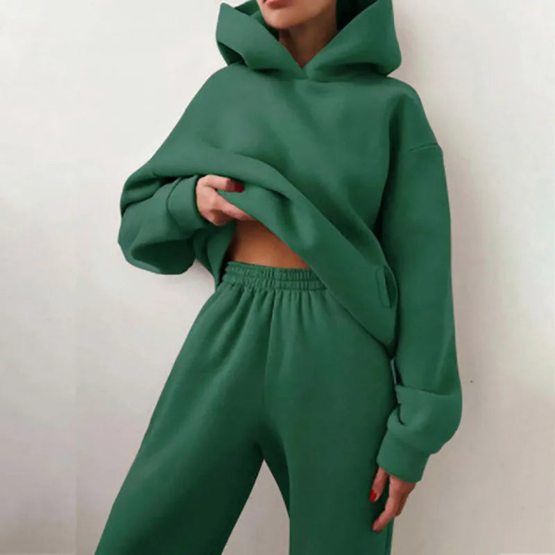 Eliza | Women's 2 Piece Tracksuit  - Size:XS;Color:Green