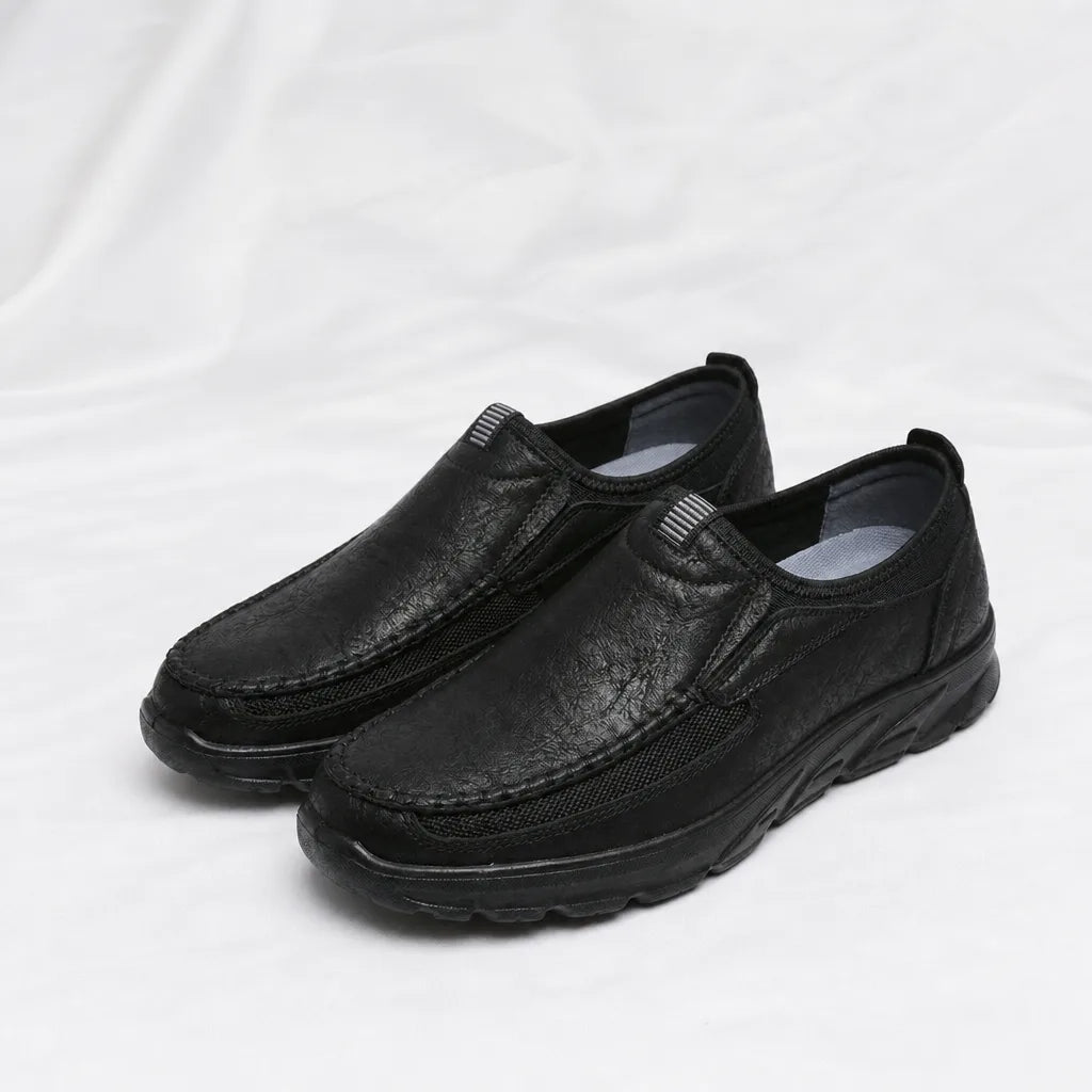 Everett Slip-Ons - Color:Black;Size:39