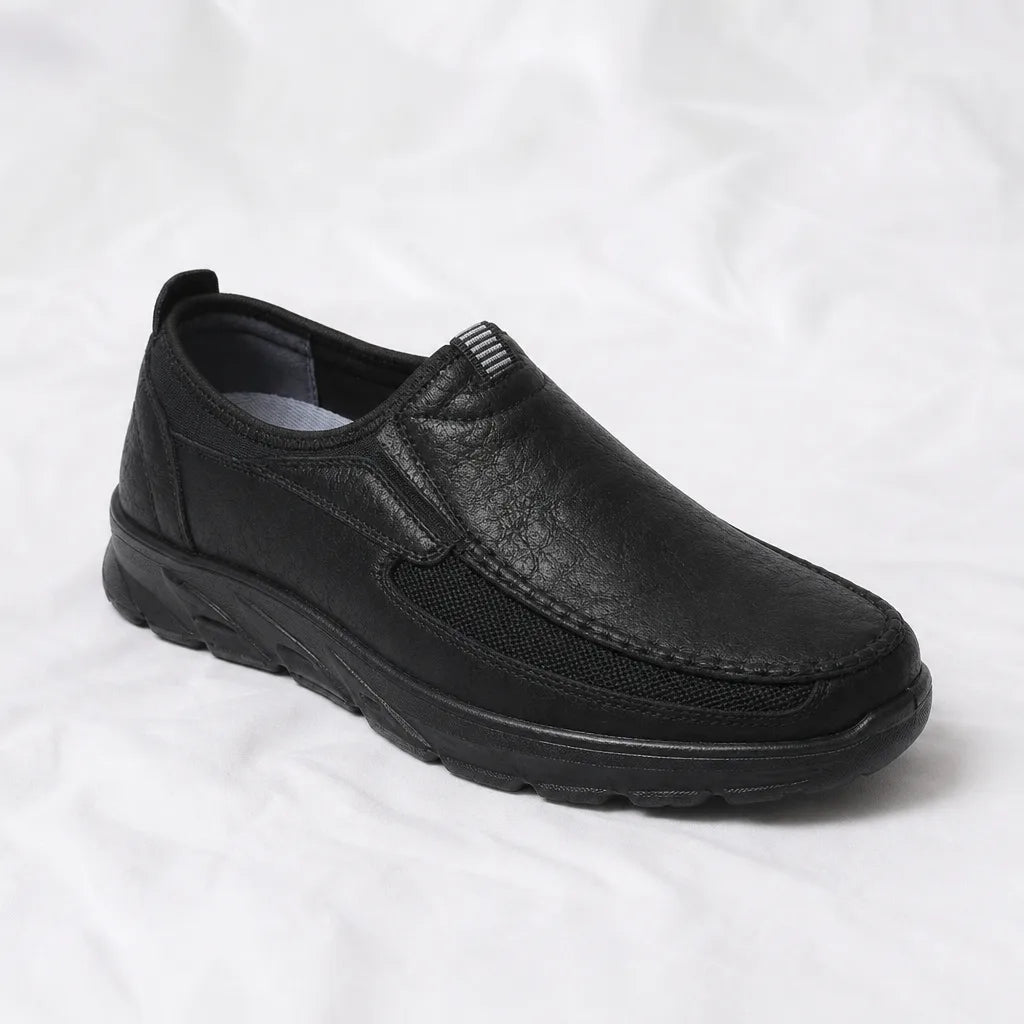 Men's Black Everett Canvas Slip-Ons