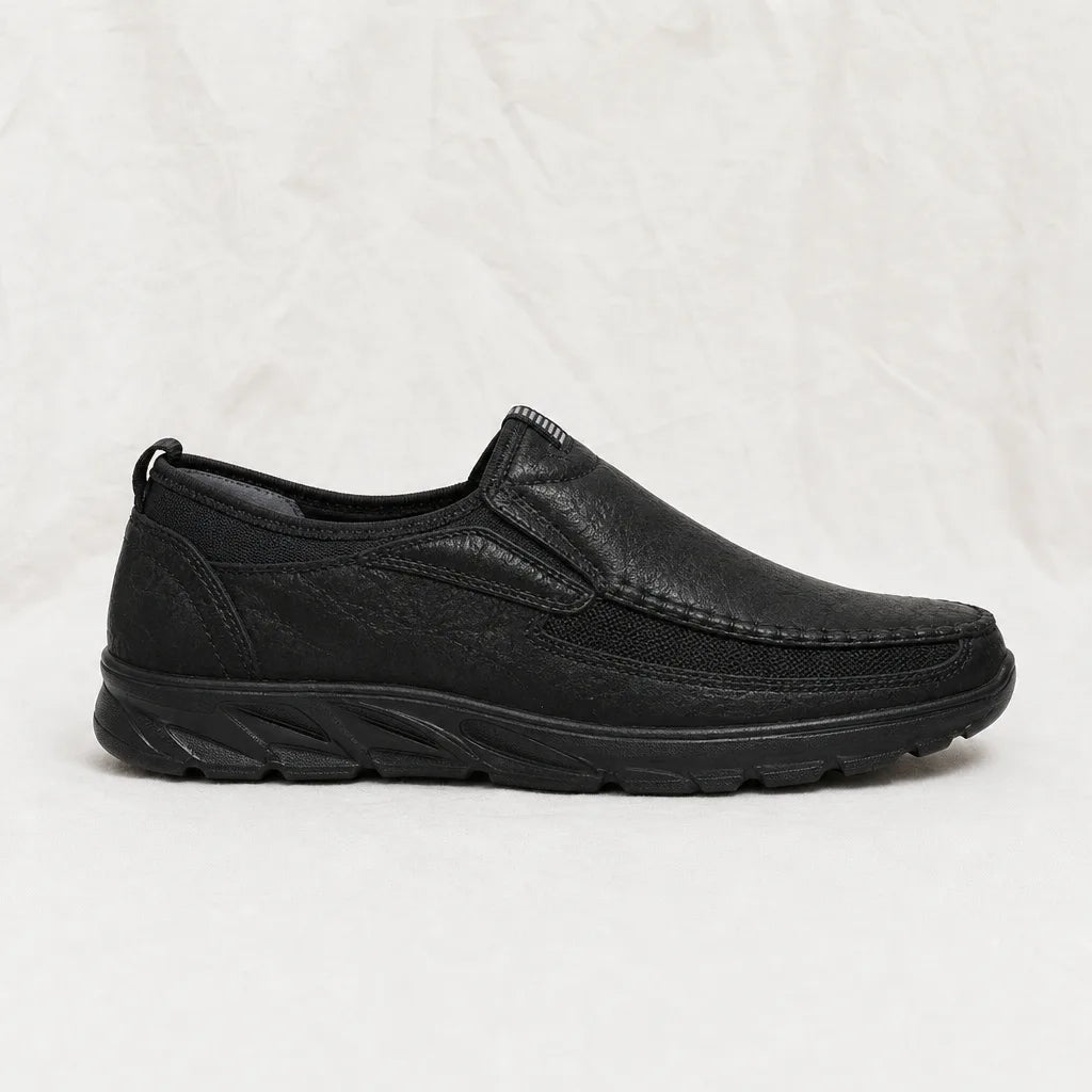 Men's Black Everett Canvas Slip-Ons