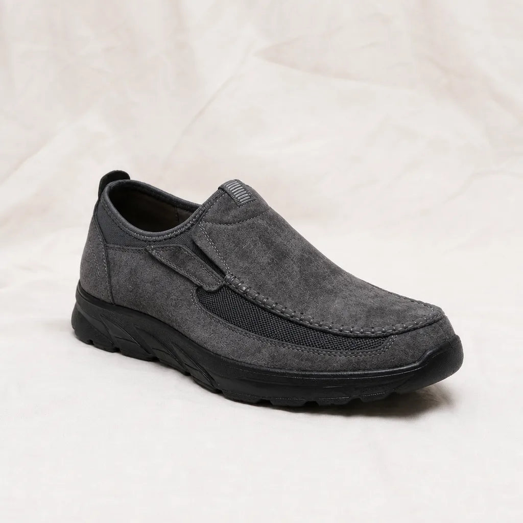 Men's Gray Everett Canvas Slip-Ons