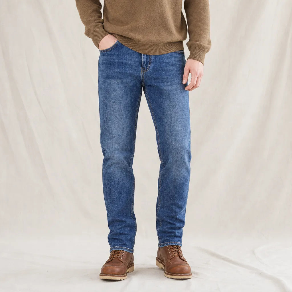 Men's Blue Farragut Cotton Straight Jeans