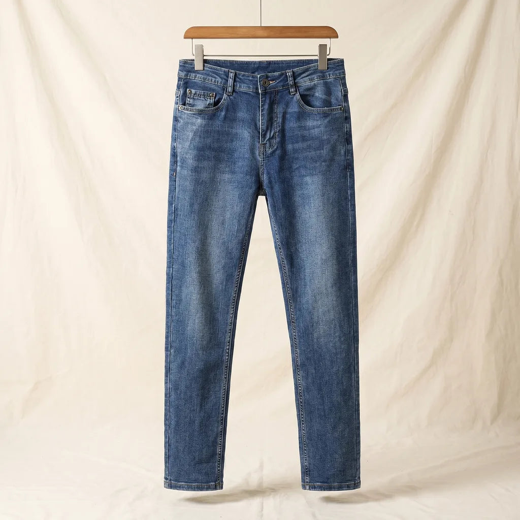 Men's Blue Farragut Cotton Straight Jeans