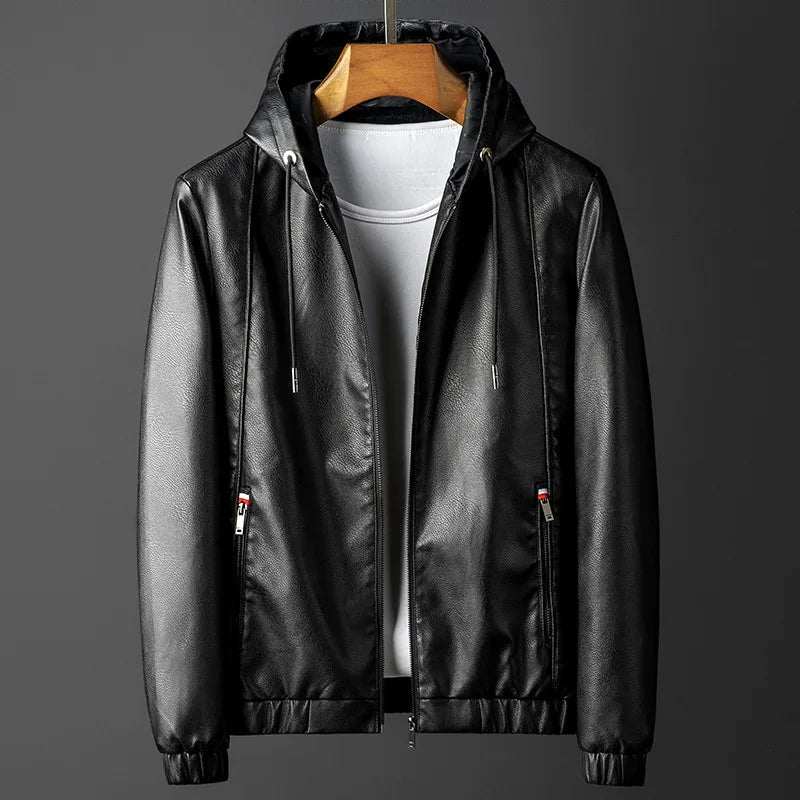 Farrell | Men's Hooded Jacket  - Color:Black;Size:S