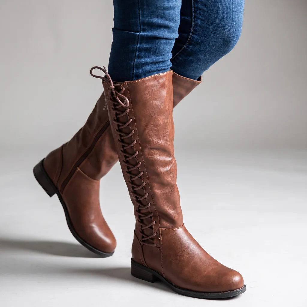 Women's Brown Vickers Tall Riding Boots
