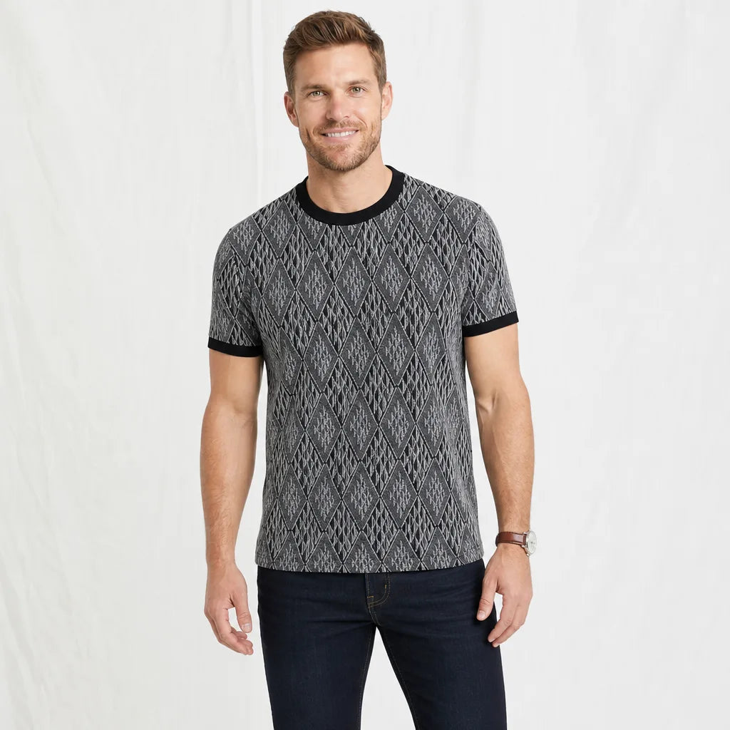 Men's Garland Mesh Knit T-Shirt