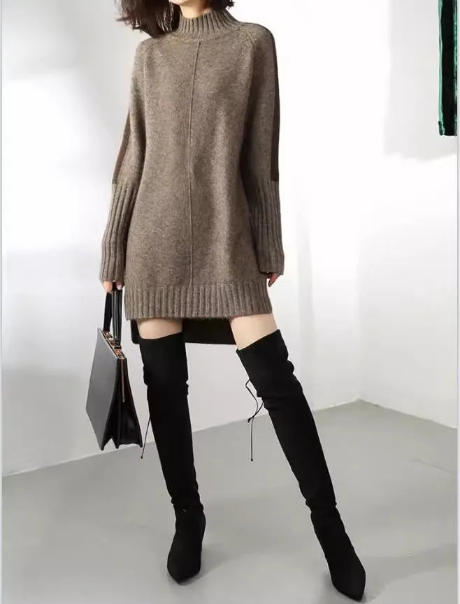 Gemma | Women's Jumper Dress - Color:Grey;Size:S