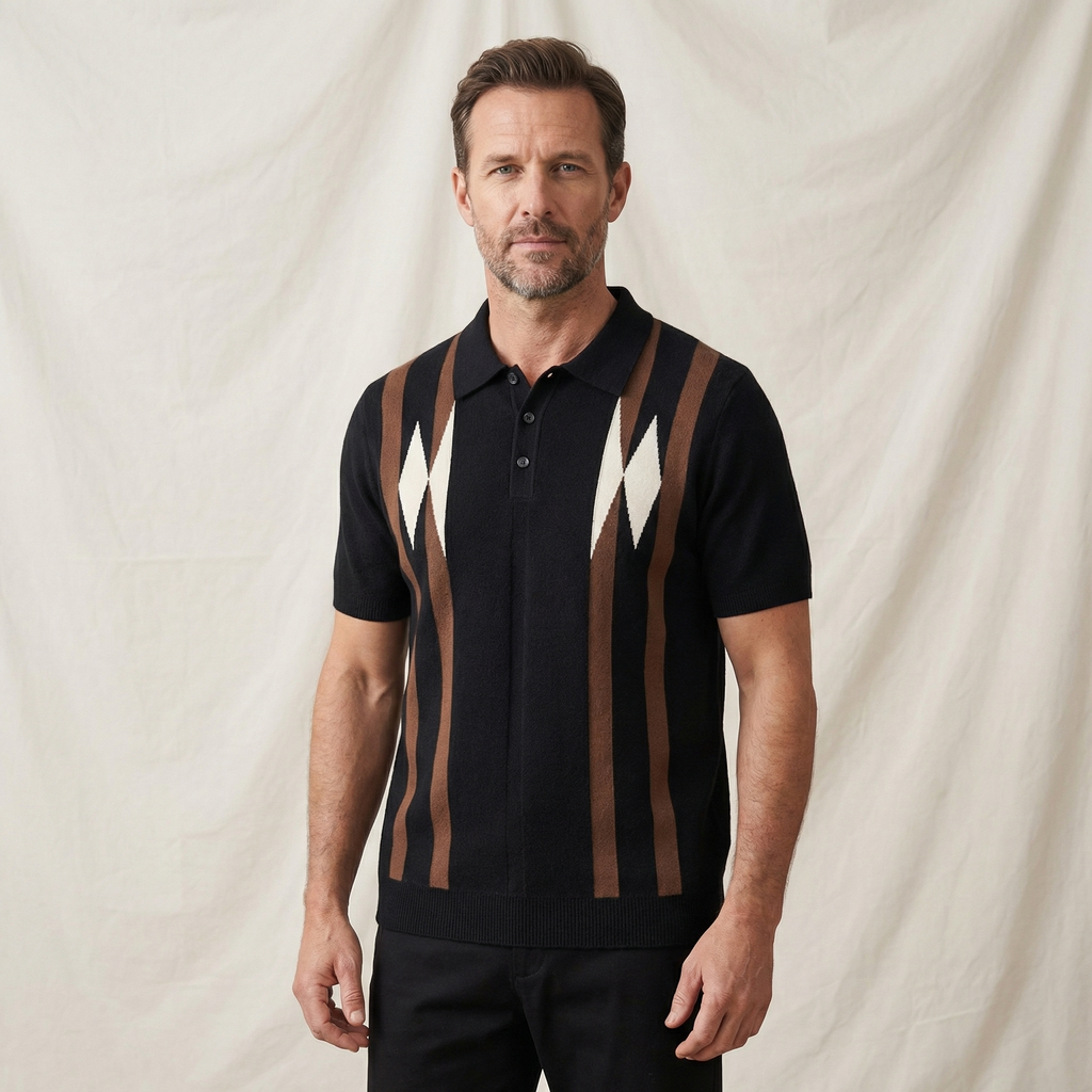 Harrison Wool Blend Polo