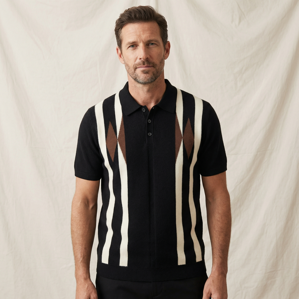 Harrison Wool Blend Polo