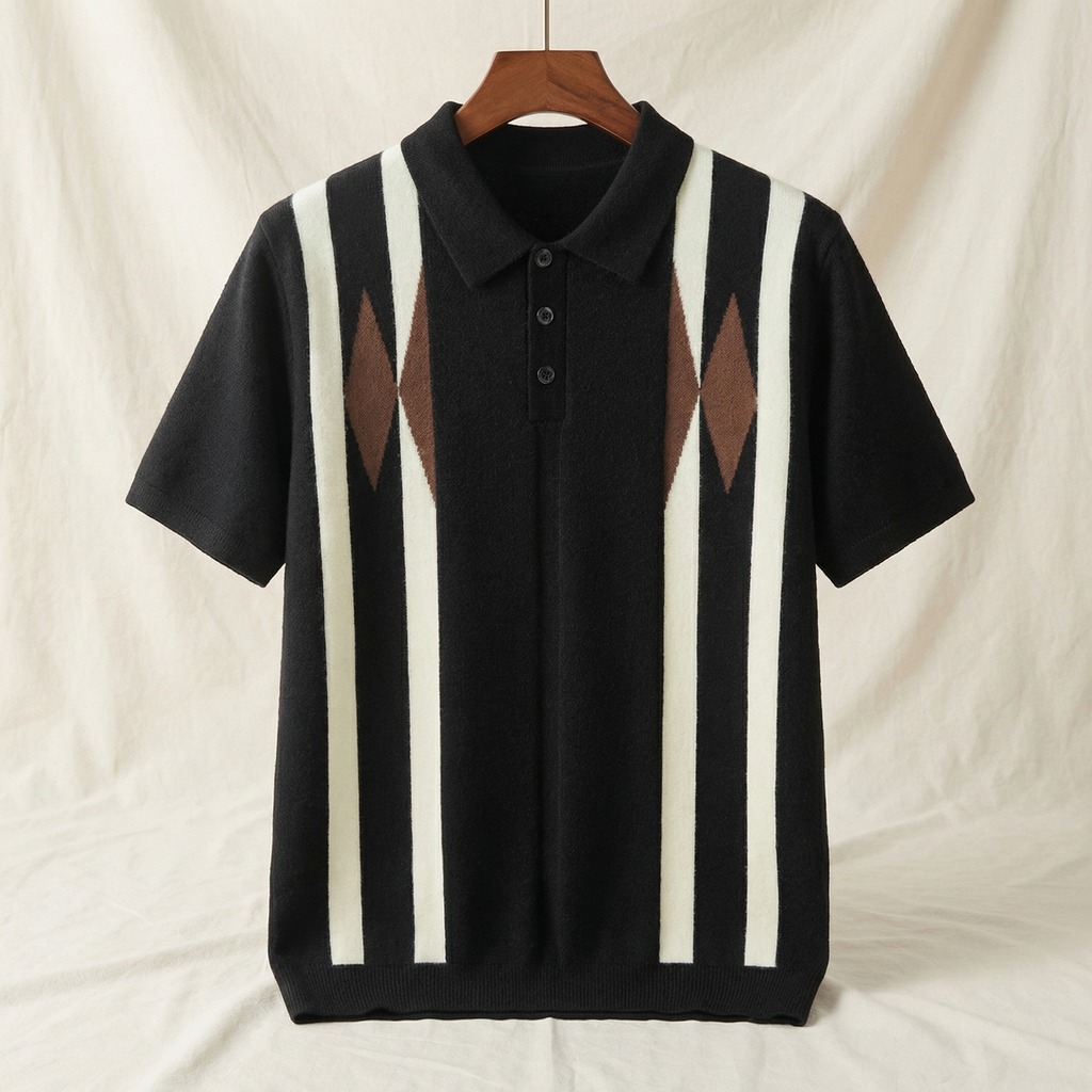 Harrison Wool Blend Polo