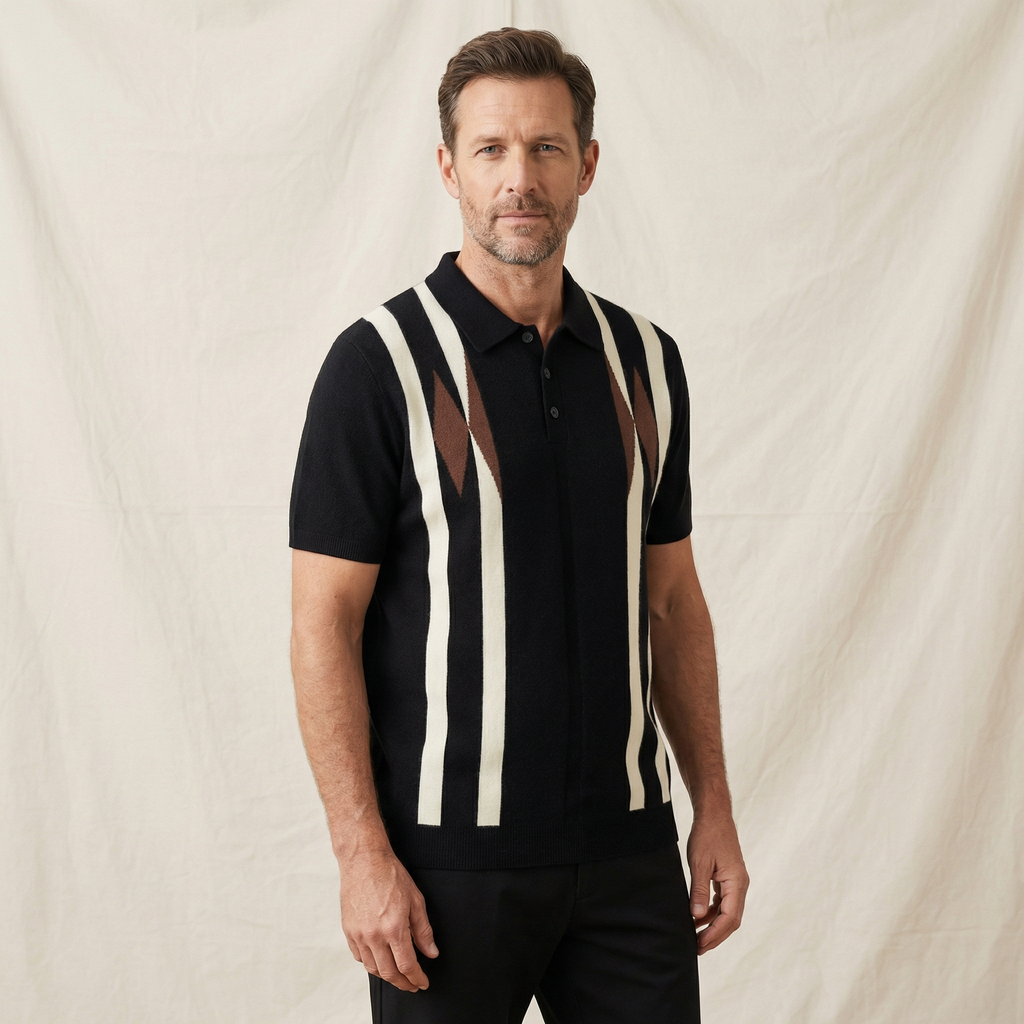 Harrison Wool Blend Polo