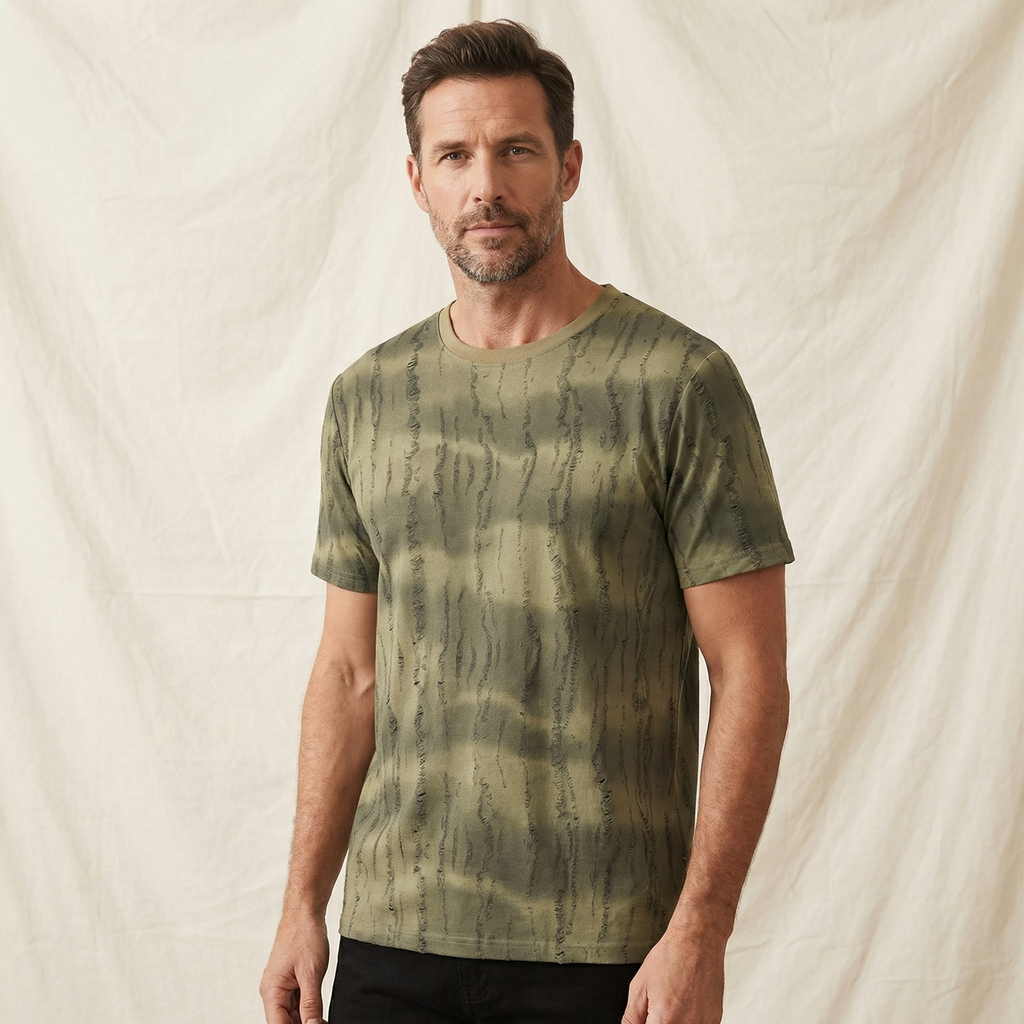 Hudson Silk Distressed Tee