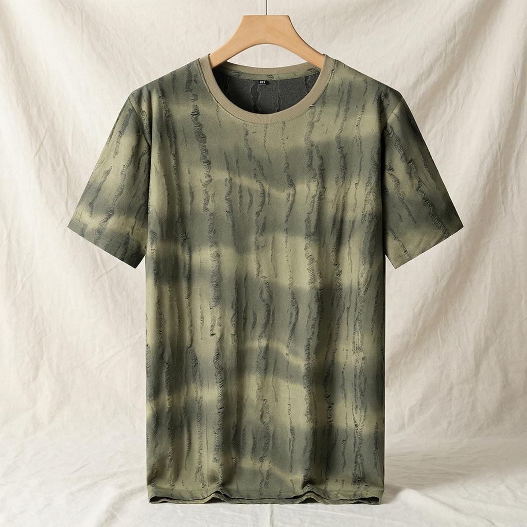 Hudson Silk Distressed Tee