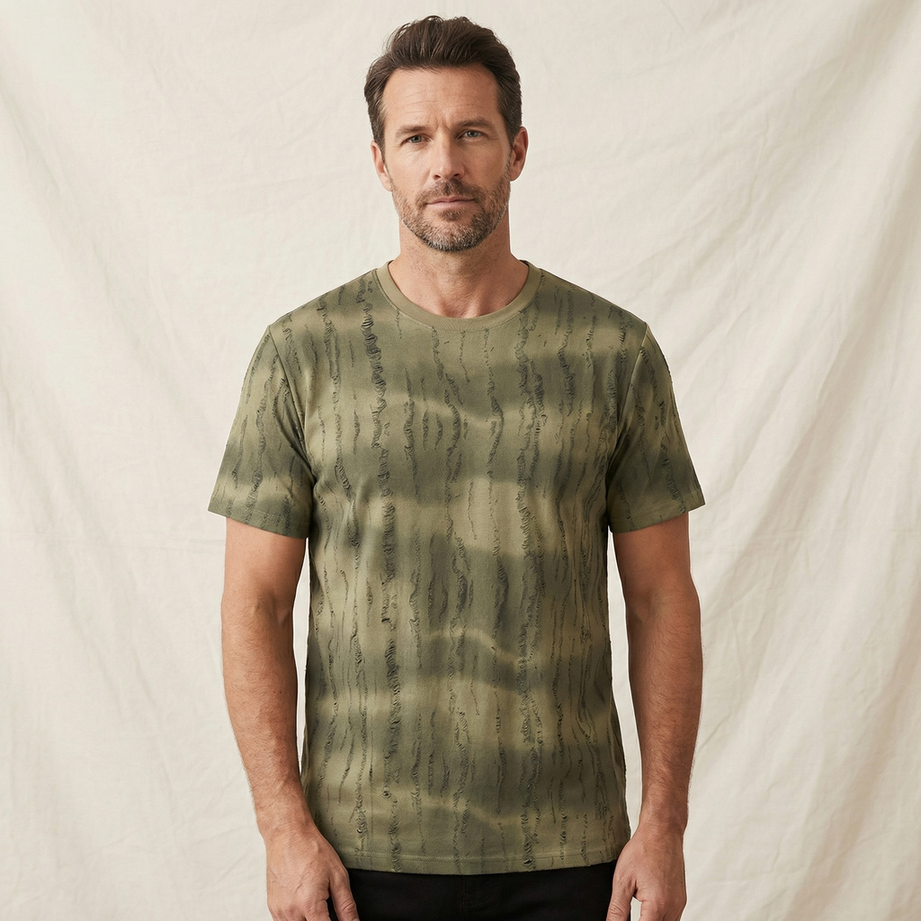 Hudson Silk Distressed Tee