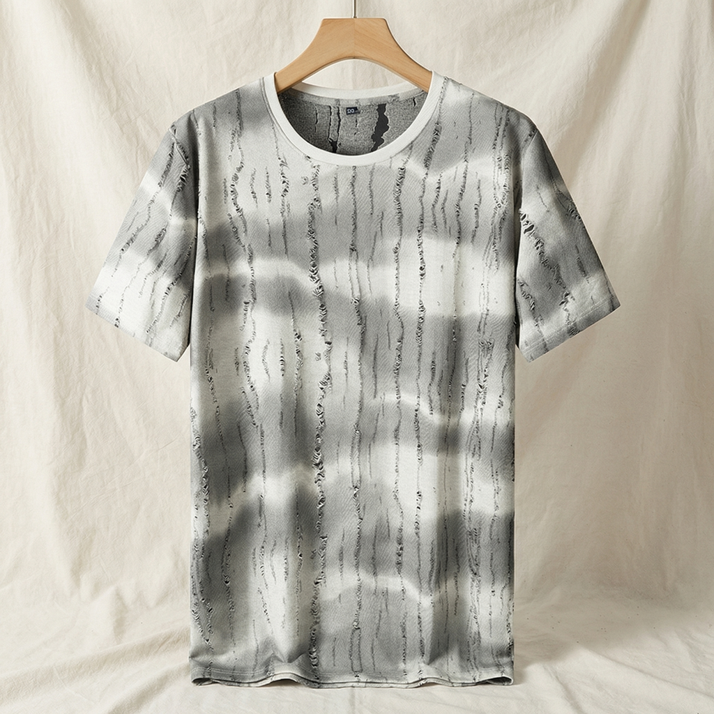Hudson Silk Distressed Tee