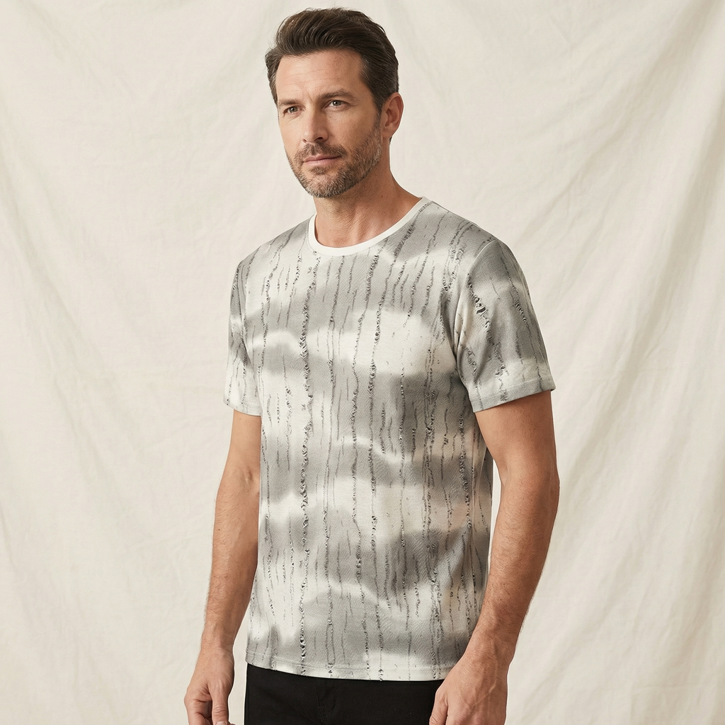 Hudson Silk Distressed Tee