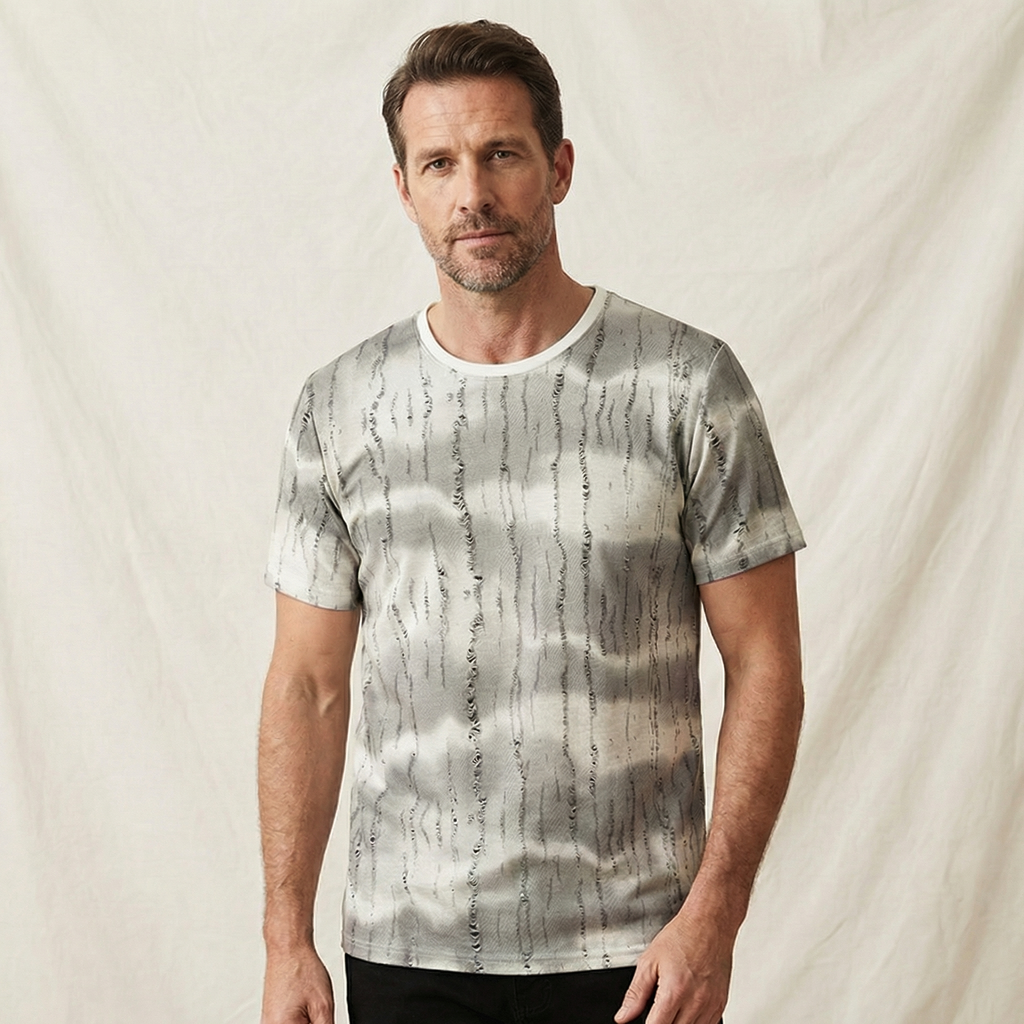Hudson Silk Distressed Tee