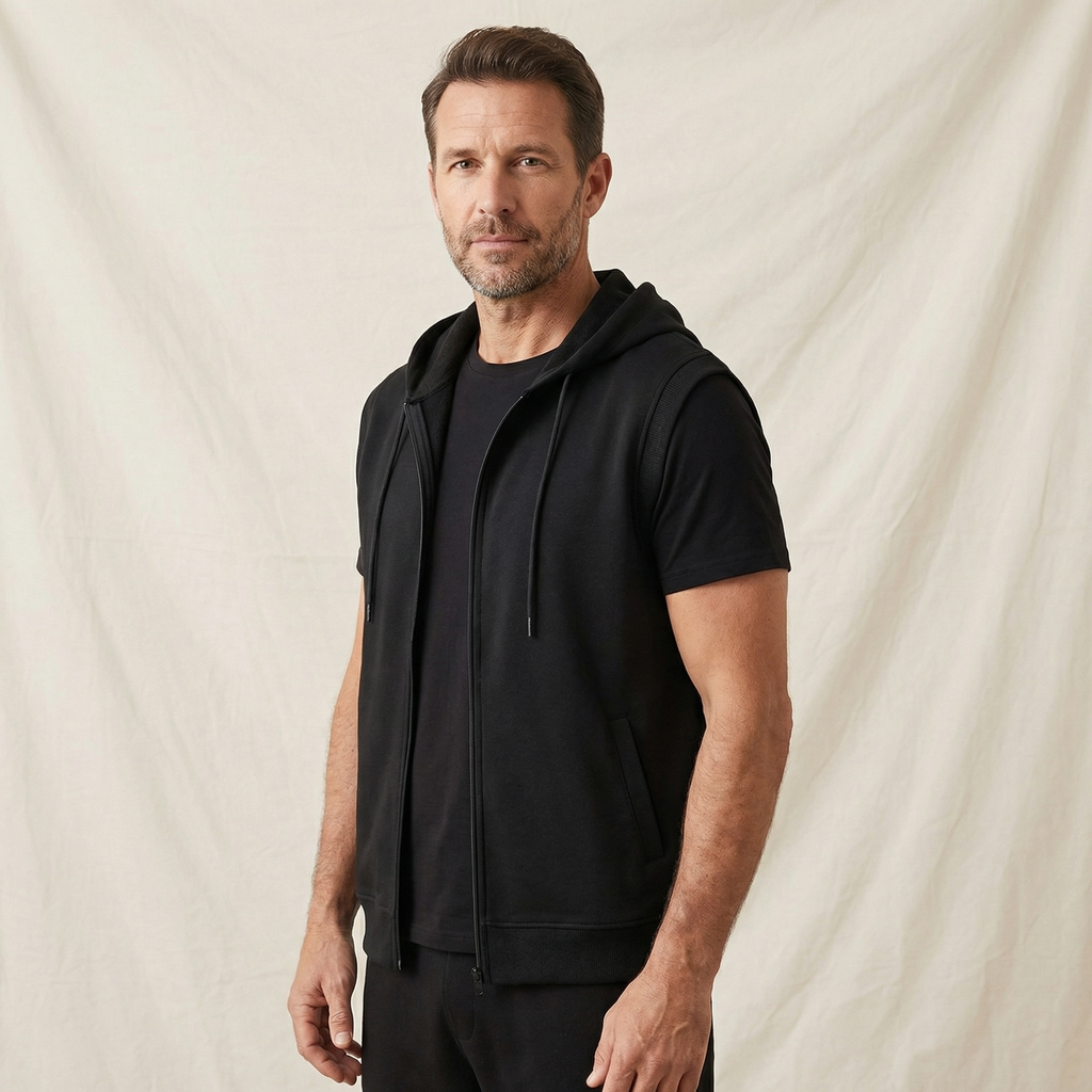 Barrett Cotton Hooded Vest