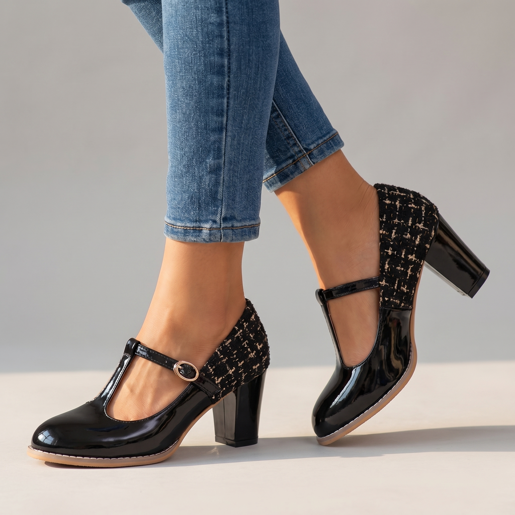 Marlene | Womens Mary Jane Block Heels