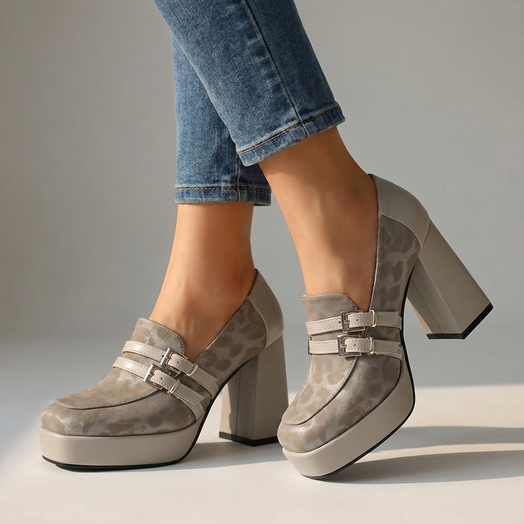 Elena | Womens Chunky Platform Heels