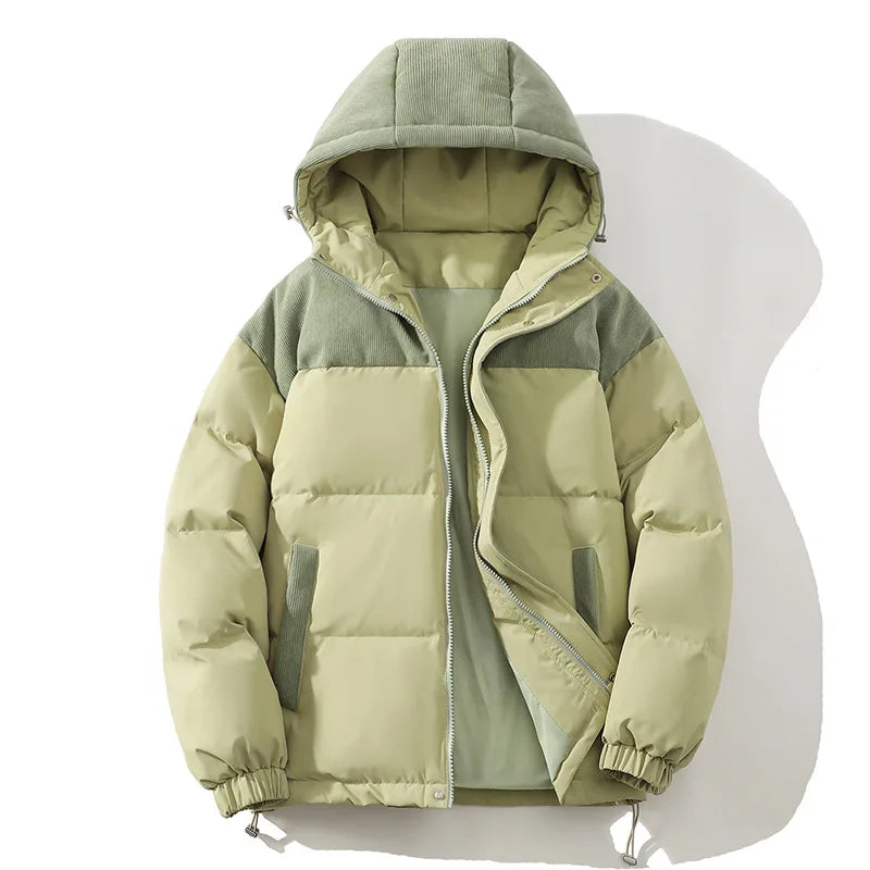 Gregory | Men's Hooded Puffer Jacket  - Green