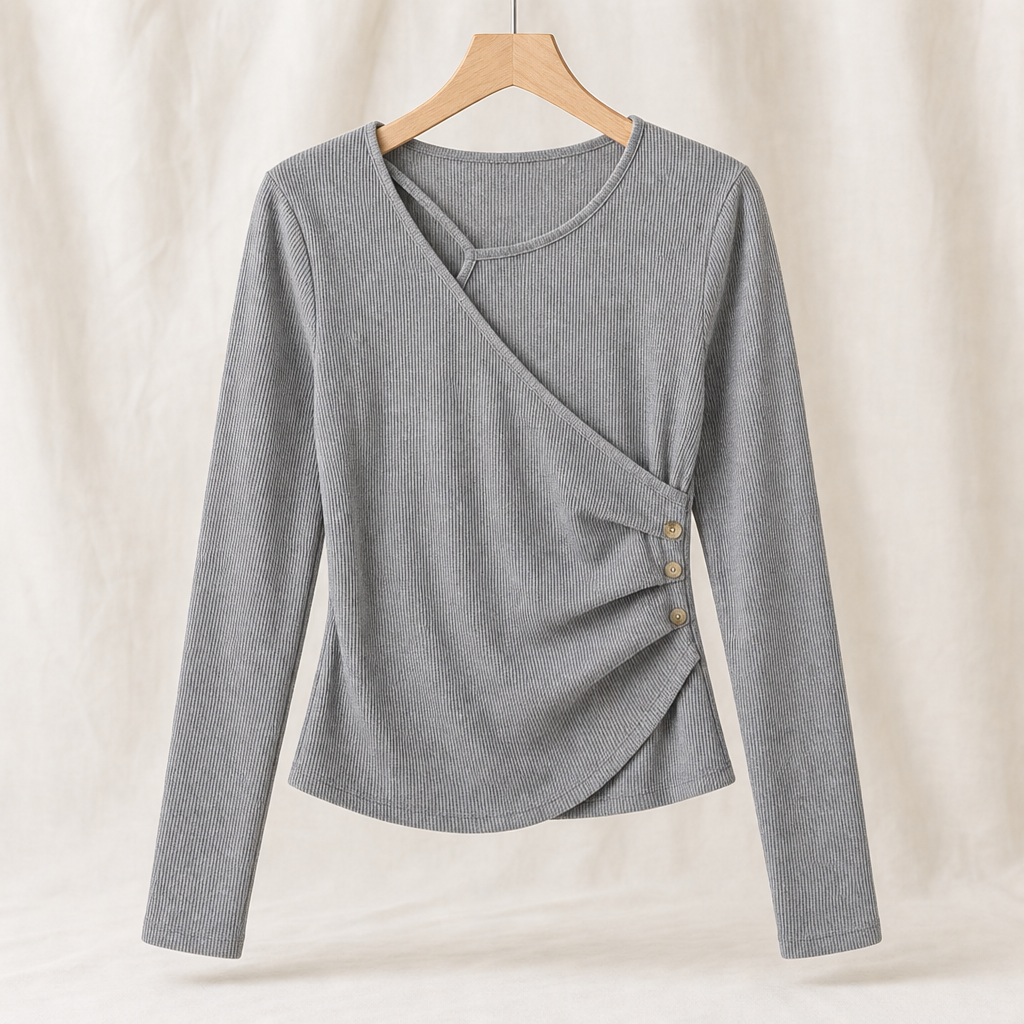 Aria Quinn | Womens Slim Long Sleeve Top