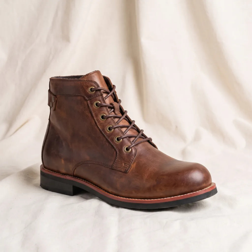Men's Livingston Lace-Up Biker Boots