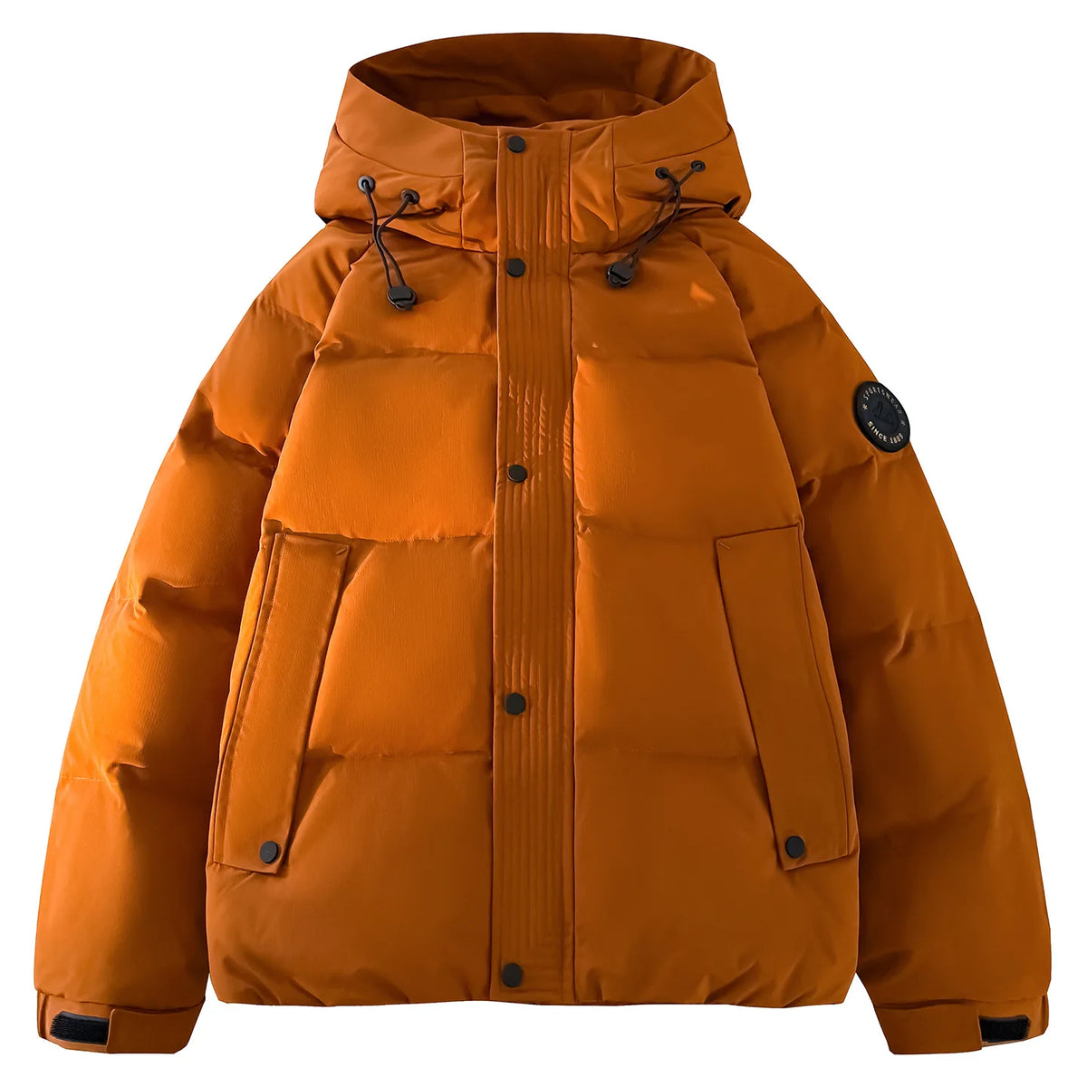 Harlan | Men's Down Puffer Jacket - Red
