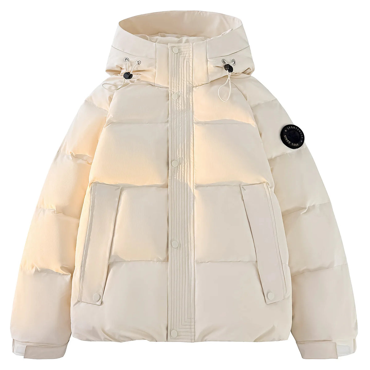 Harlan | Men's Down Puffer Jacket - White