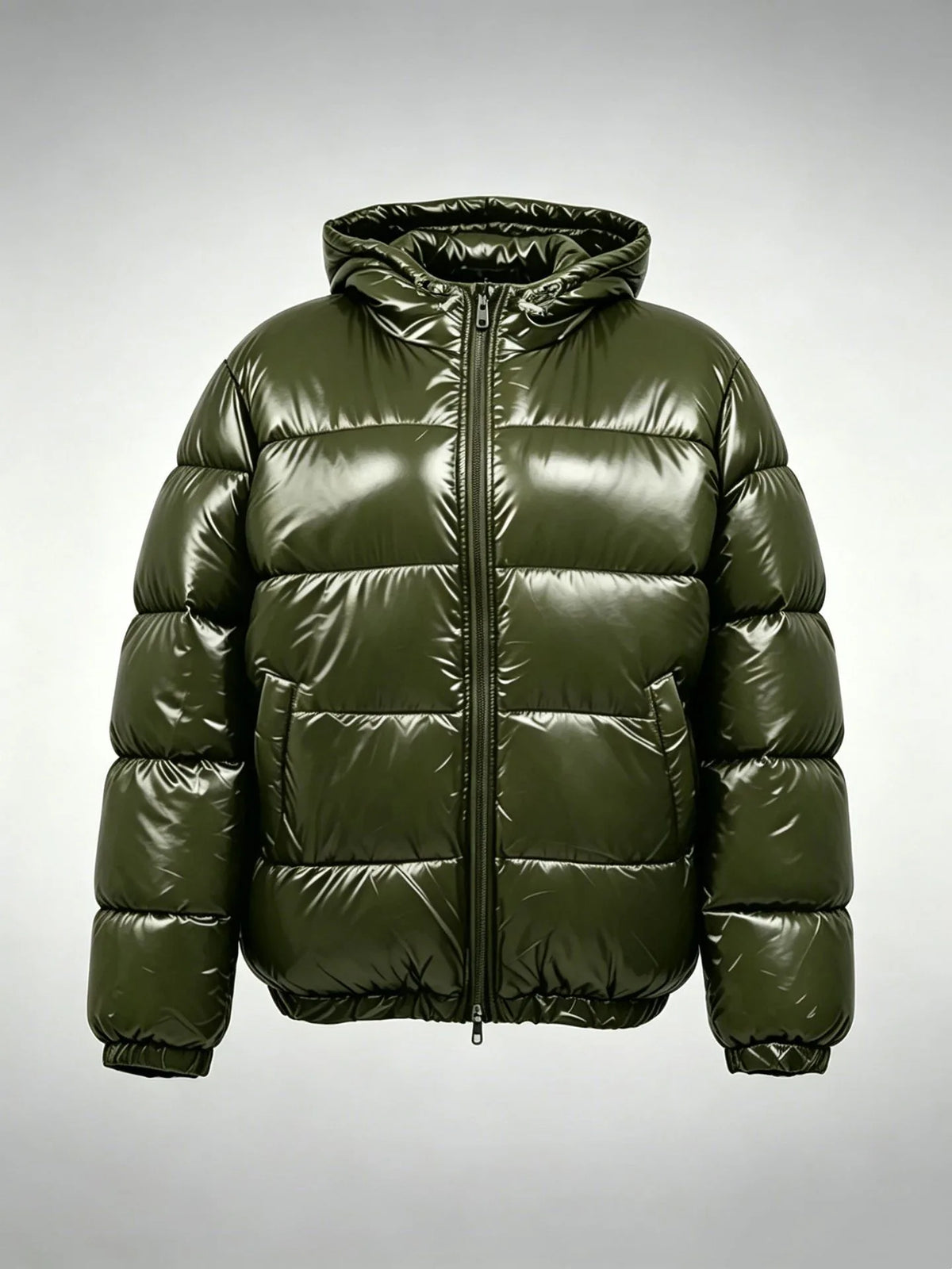 Harvey | Men's Winter Puffer Jacket - Color:Green;Size:XXS