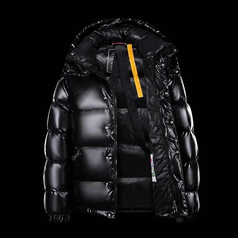 Men's Black Hastings | Men's Hooded Puffer Jacket