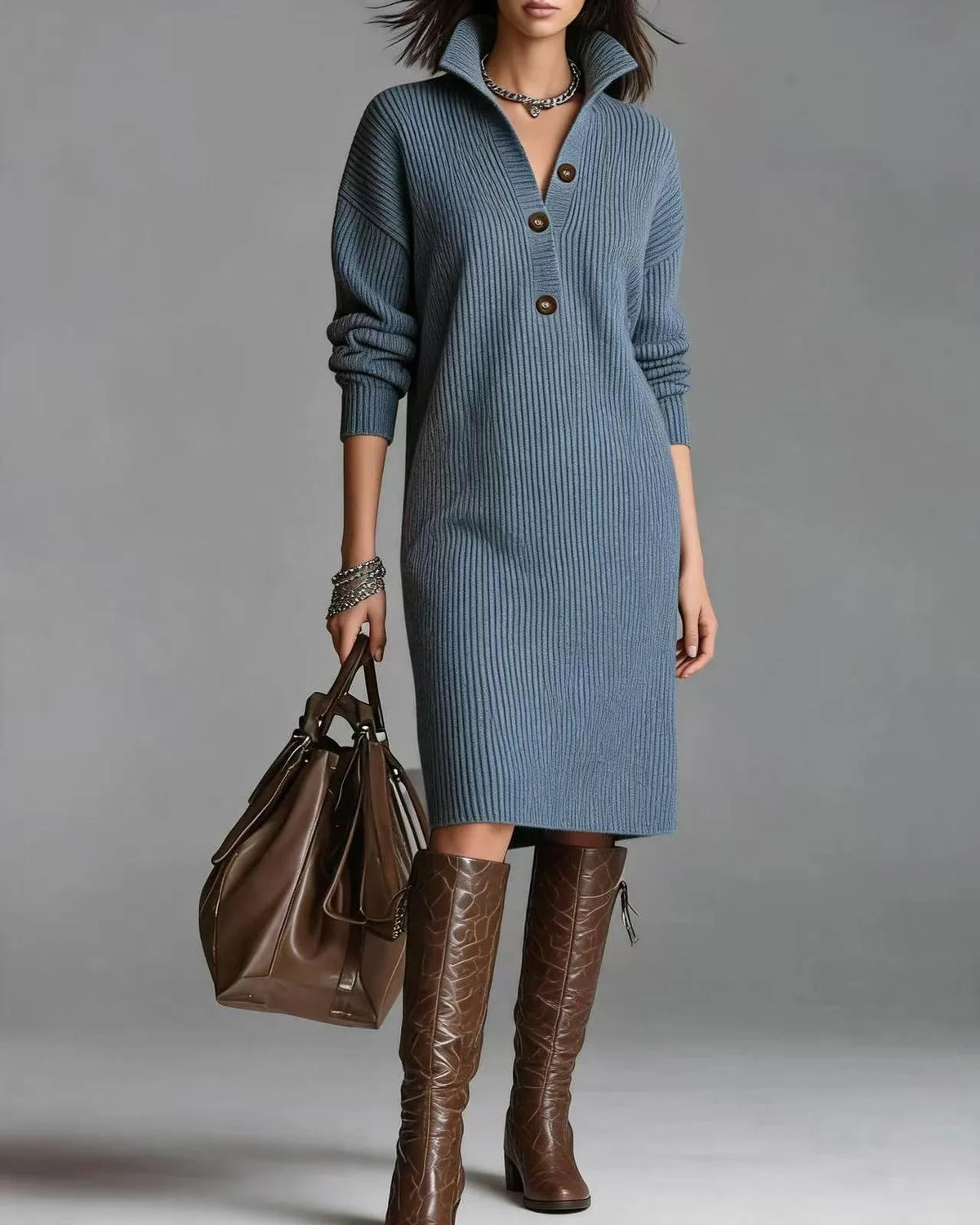 Haven | Women's Jumper Dress - Color:Burgundy;Size:S