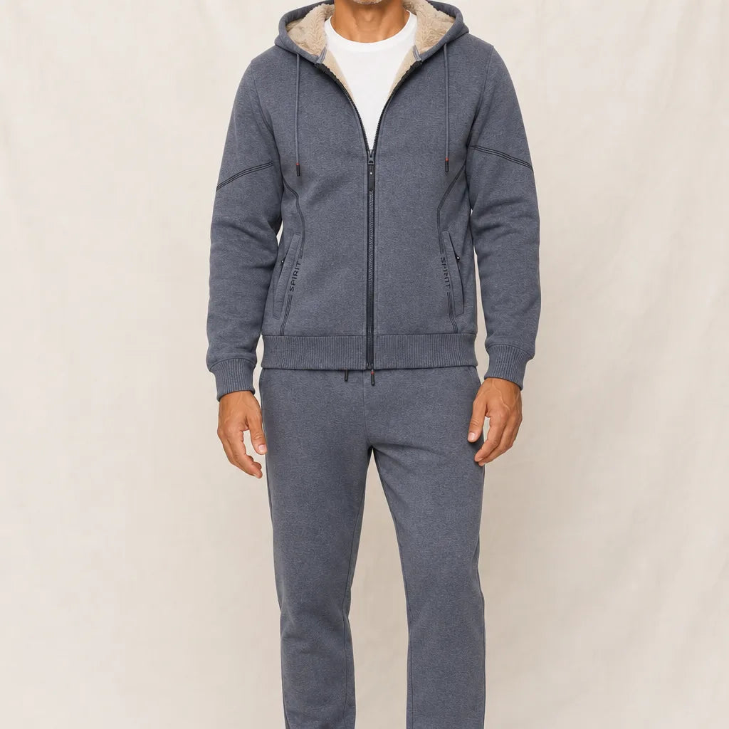 Hayes Sherpa Tracksuit - Color:Gray;Size:S