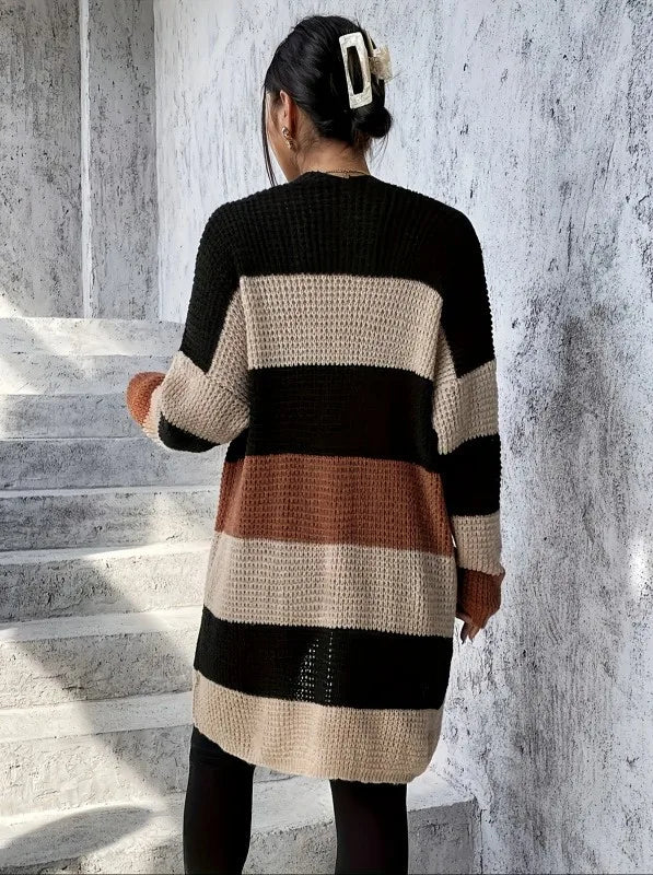 Women's Augustus Striped Knit Cardigan