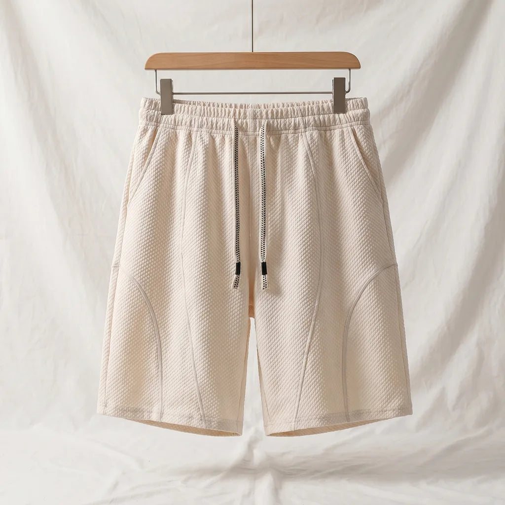 Hopkins Drawstring Shorts - Color:Cream;Size:S
