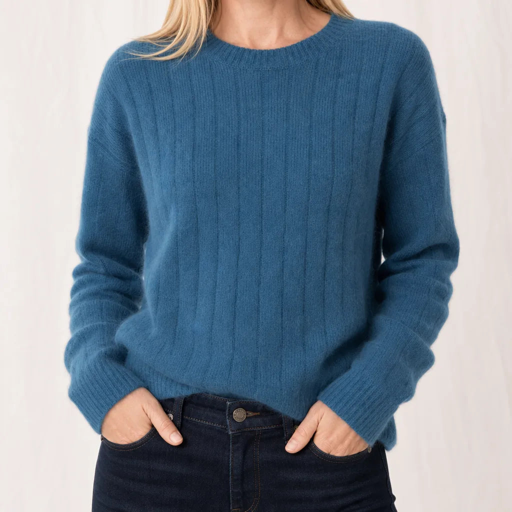Women's Blue Hollister Cable Knit Sweater
