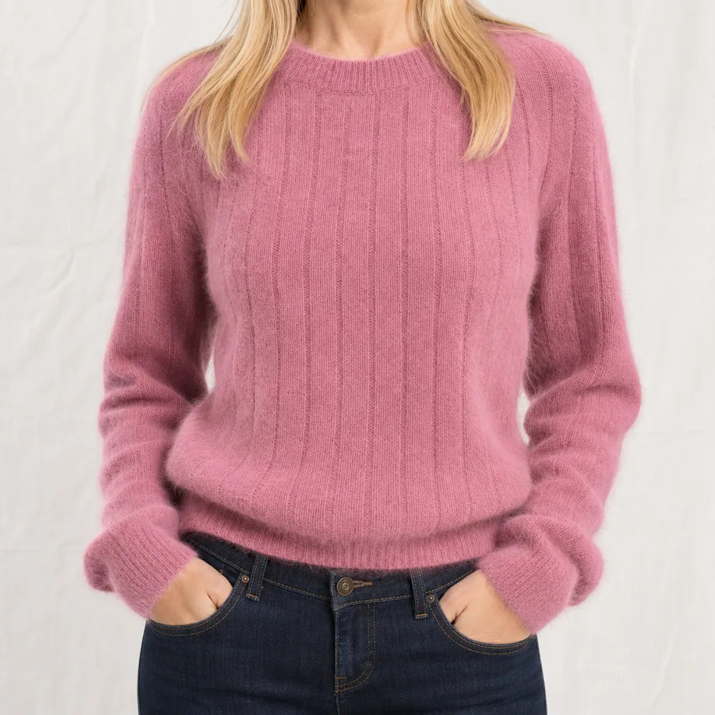 Women's Pink Hollister Cable Knit Sweater