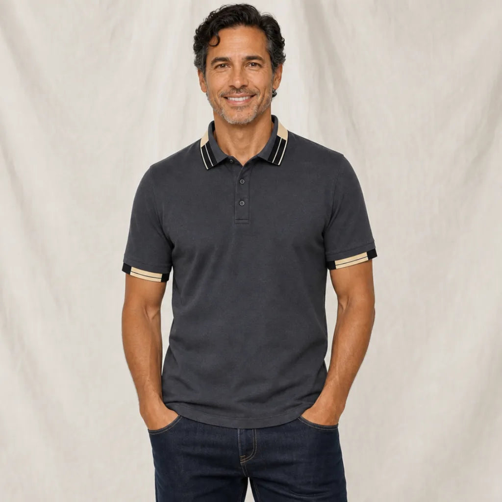 Men's Jake Contrast Polo Shirt