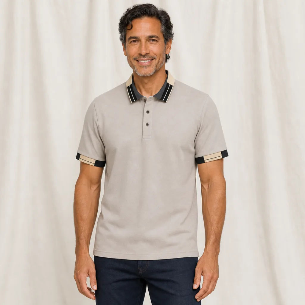 Men's Jake Contrast Polo Shirt