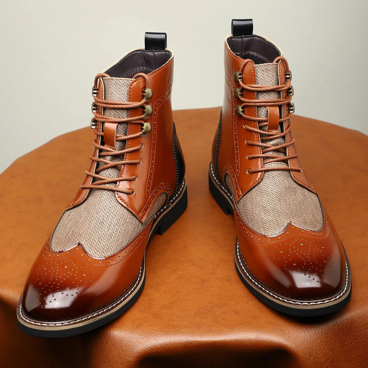 Men's Jakob | Men's Brogue Ankle Boots