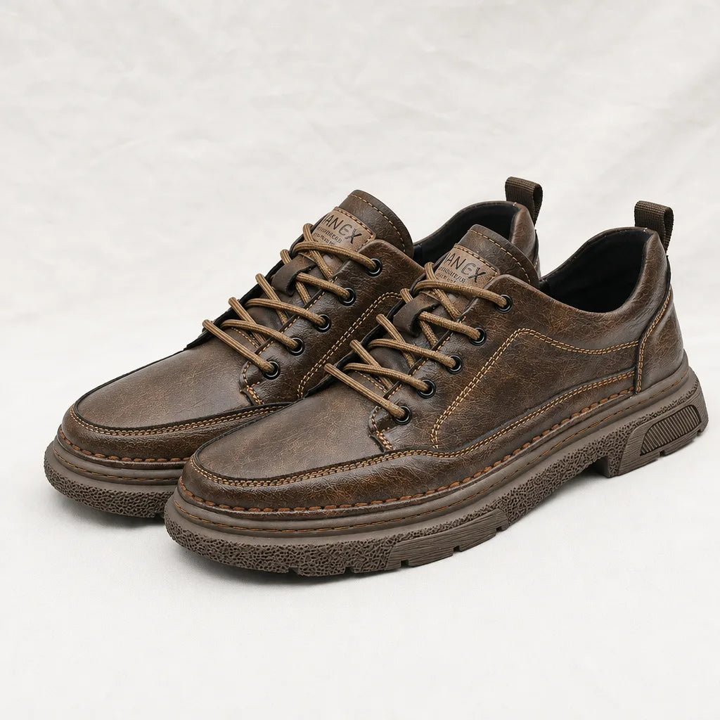 Men's Brown Kemp Low-Cut Sneakers