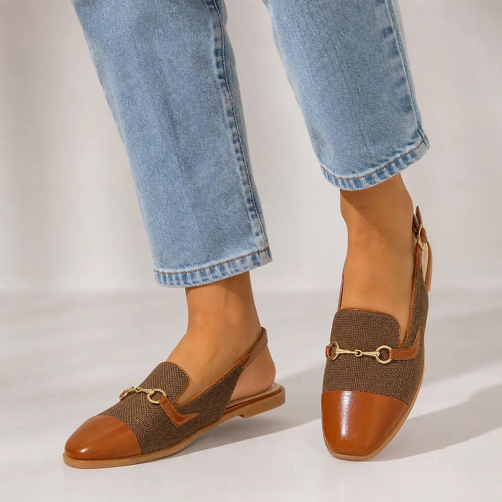 Dark Brown Lyla Pointed Mary Janes 1