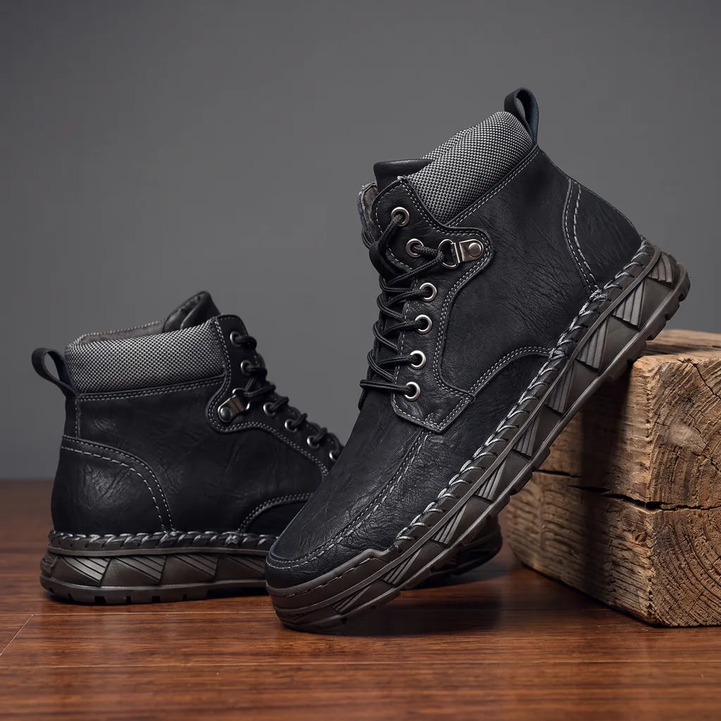 Johnson Road Martin Boots - Color:Black;Size:38