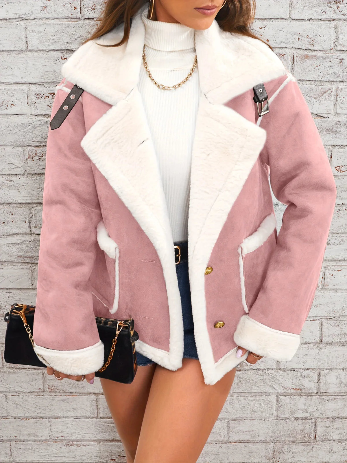 Women's Judy | Women's Shearling Suede Winter Jacket