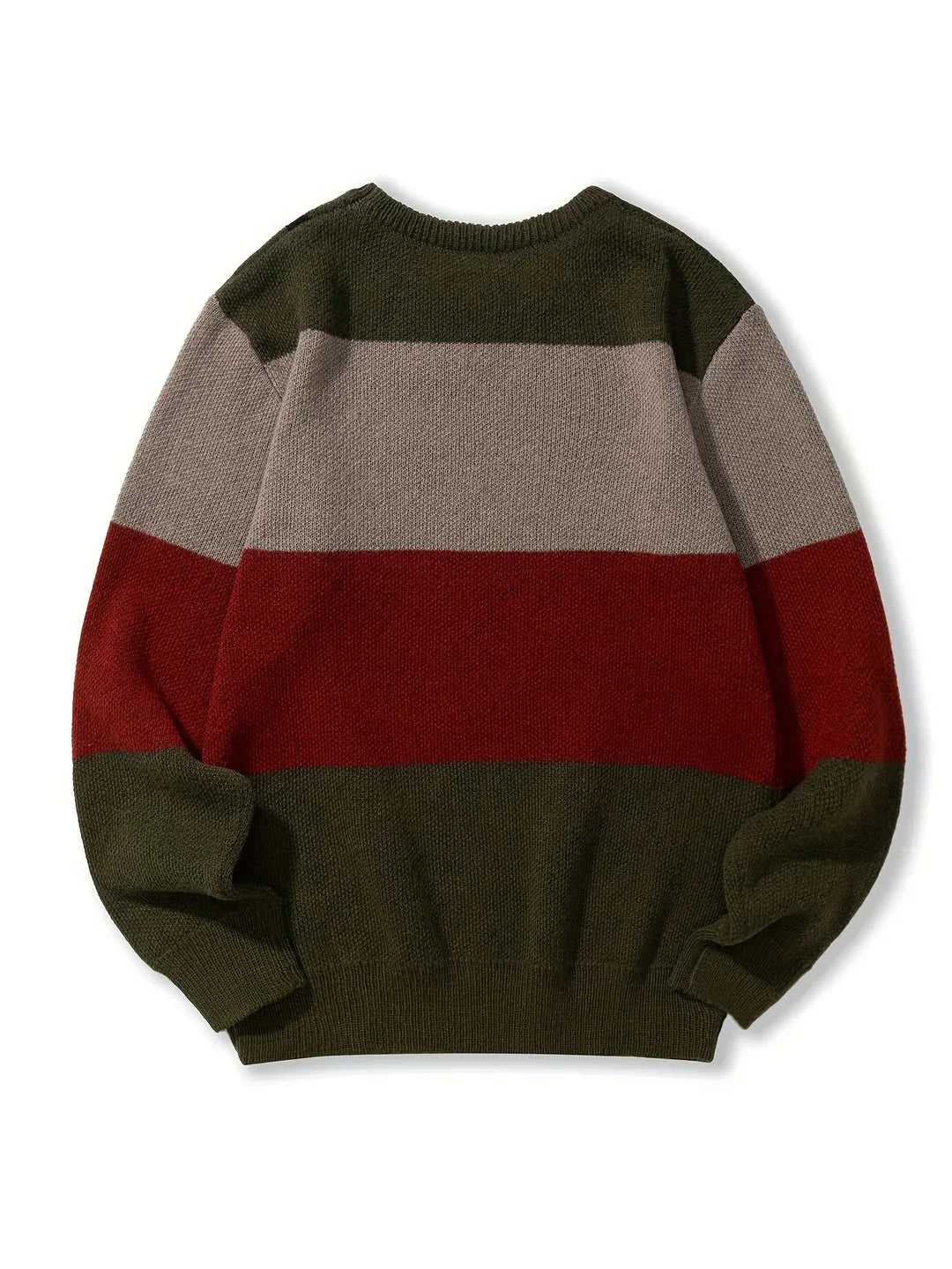 Men's Refined Single Breasted Cardigan Green1.webp