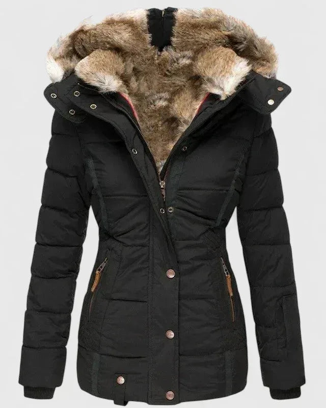 Kaitlyn | Women's Comfortable Coat - Color:Black;Size:XS