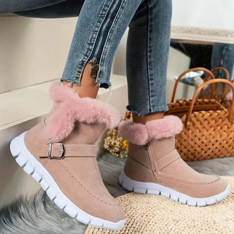 womens snow boots pink.webp