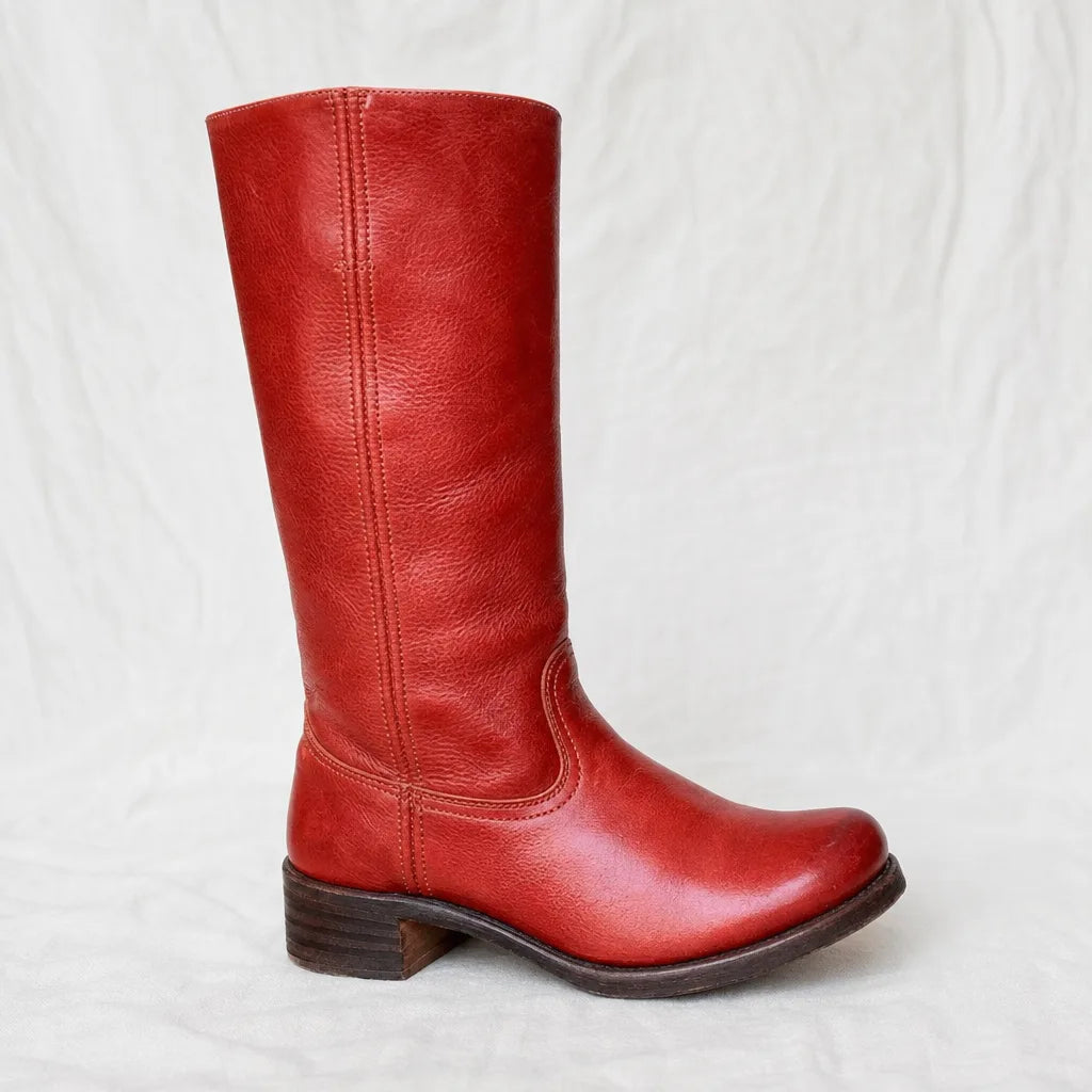 Women's Red Keira | Women's Knee High Boots - No match