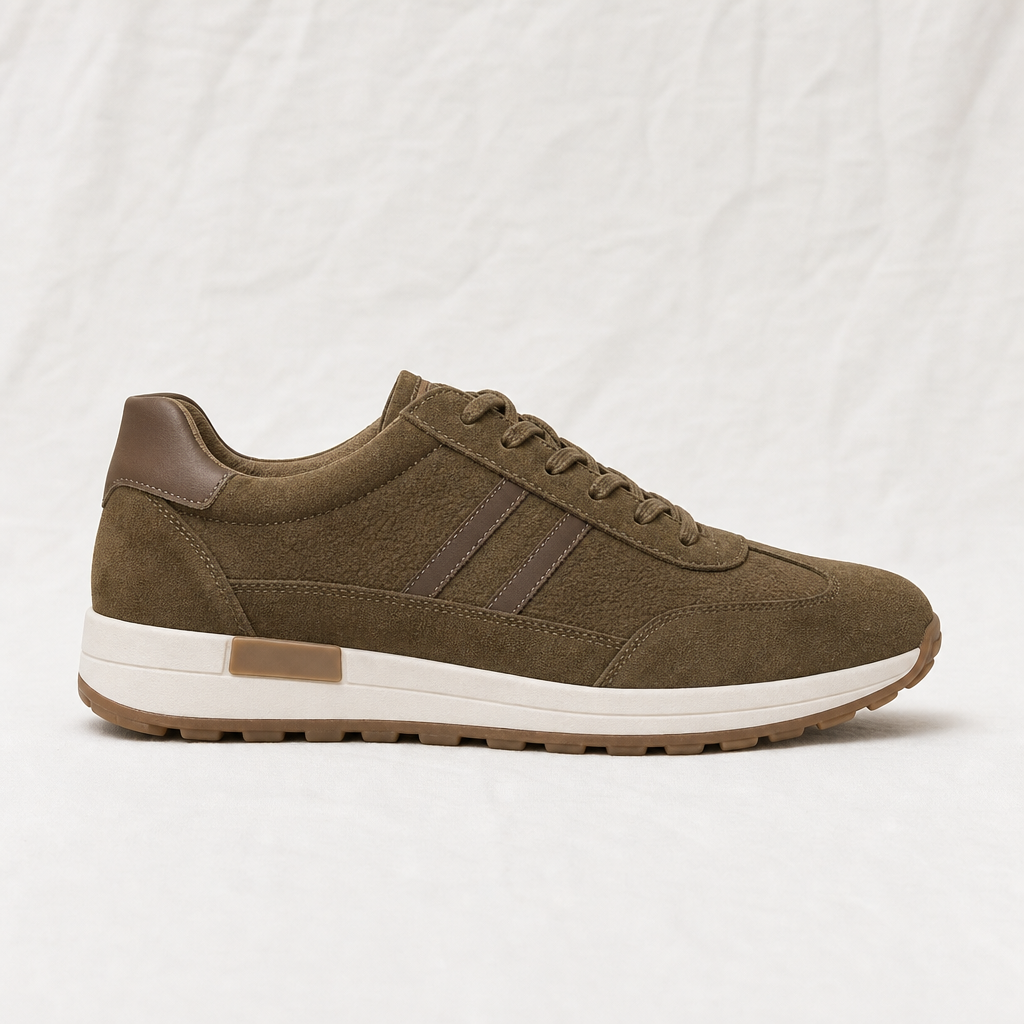 Ian Caye | Mens Leather Low Top Trainers