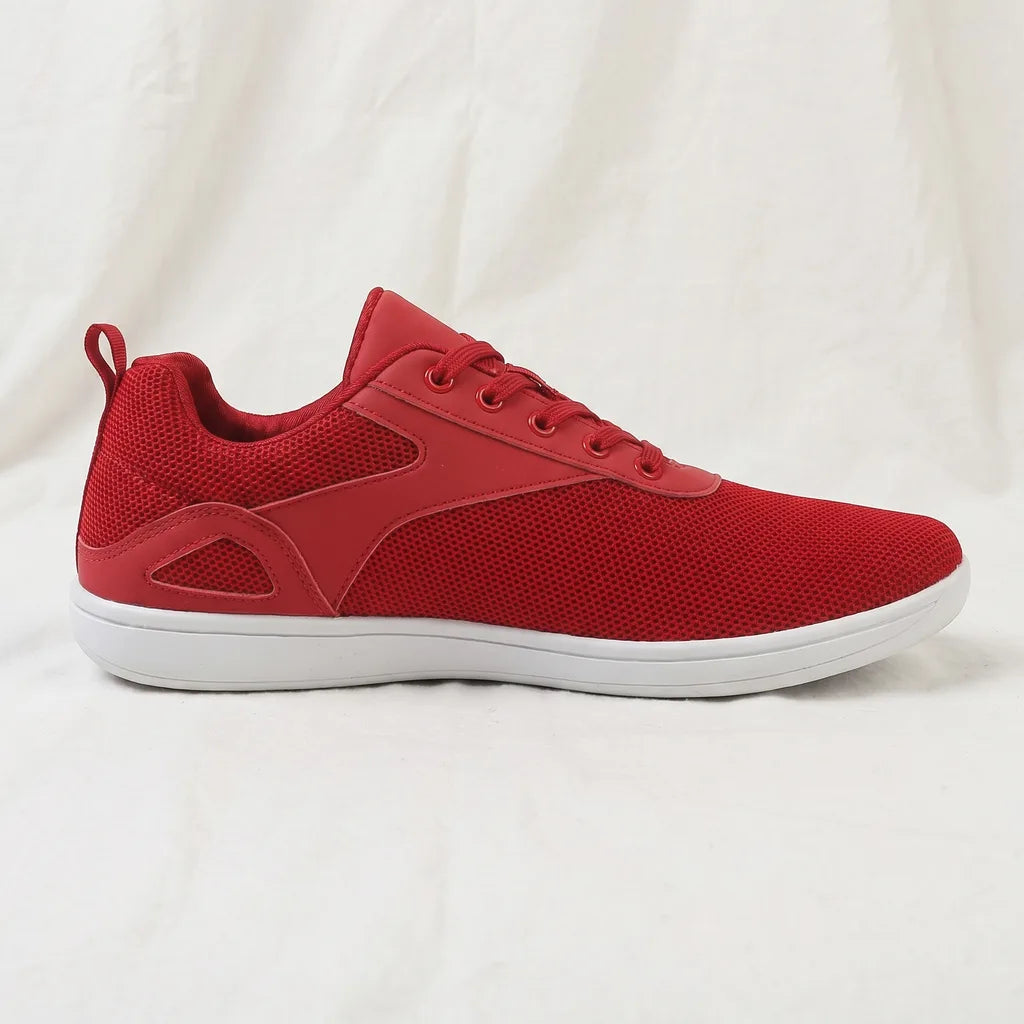 Red Rosa Flyknit Walking Sneakers 2